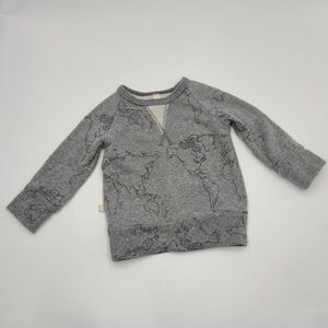 Childhoods crewneck map sweatshirt size 6-12 months